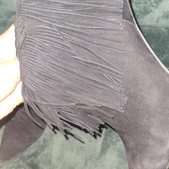 Sam Edelman fringe booties size 9    👉Used👈 - Picture 6 of 9
